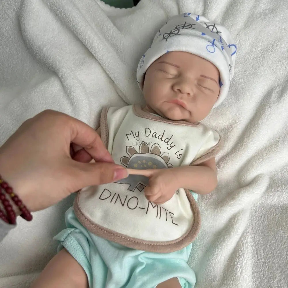 17Inch Asleep Silicone Reborn Baby Boy Levi Full Body Soft Realistic Weighted Doll for Anxiety & Emotional Support Kids Toy lifelikesiliconereborns.com