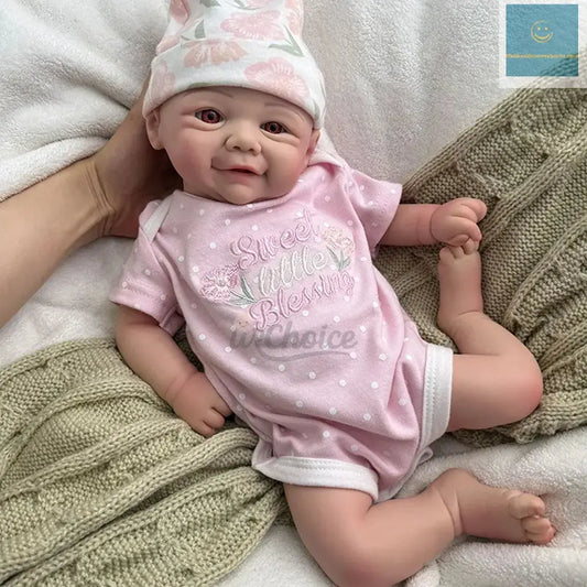 17Inch Full Body Soft Realistic Platinum Silicone Reborn Baby Girl Washable Doll for Artistic Display & Collectible lifelikesiliconereborns.com