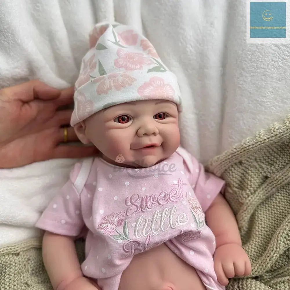 17Inch Full Body Soft Realistic Platinum Silicone Reborn Baby Girl Washable Doll for Artistic Display & Collectible lifelikesiliconereborns.com