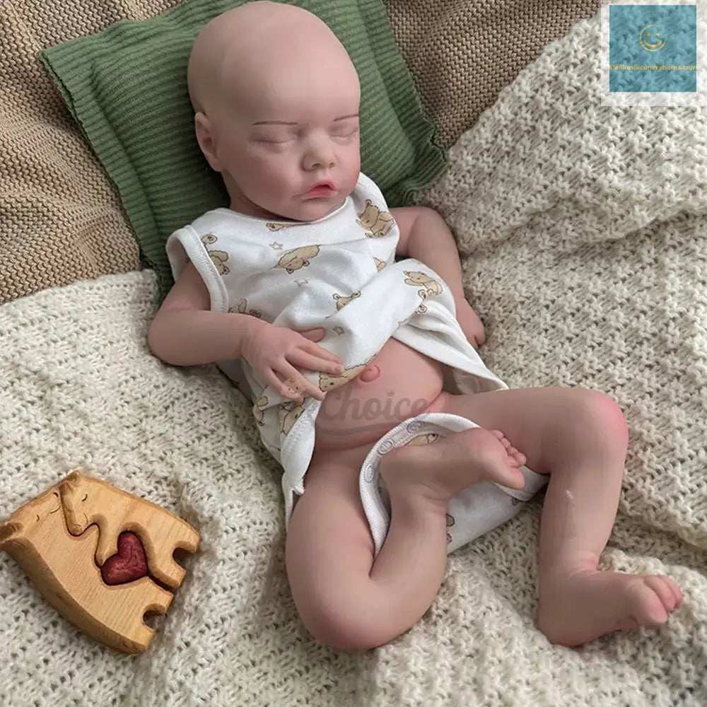 17Inch Handmade Realistic Details Silicone Reborn Baby Girl Washable Doll for Emotional Support Collection Kids Toy lifelikesiliconereborns.com