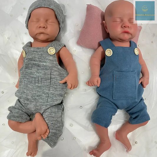 17Inch Realistic Details & Handmade Soft Baby Boy Weighted Silicone Reborn Doll for Coping with Loss Christmas Gift lifelikesiliconereborns.com