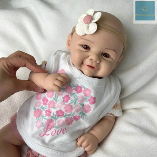 17Inch Silicone Reborn Dolls Lifelike Details Soft Baby Girl Vivienne Washable For Artistic Displays Collectibles Kids Toy lifelikesiliconereborns.com