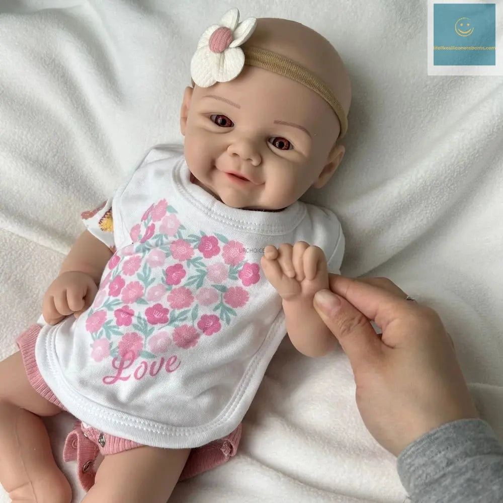 17Inch Silicone Reborn Dolls Lifelike Details Soft Baby Girl Vivienne Washable For Artistic Displays Collectibles Kids Toy lifelikesiliconereborns.com