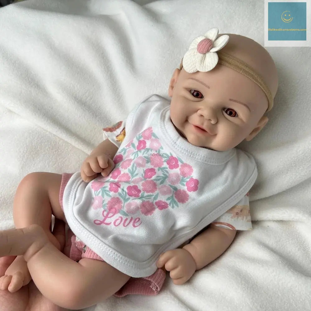 17Inch Silicone Reborn Dolls Lifelike Details Soft Baby Girl Vivienne Washable For Artistic Displays Collectibles Kids Toy lifelikesiliconereborns.com
