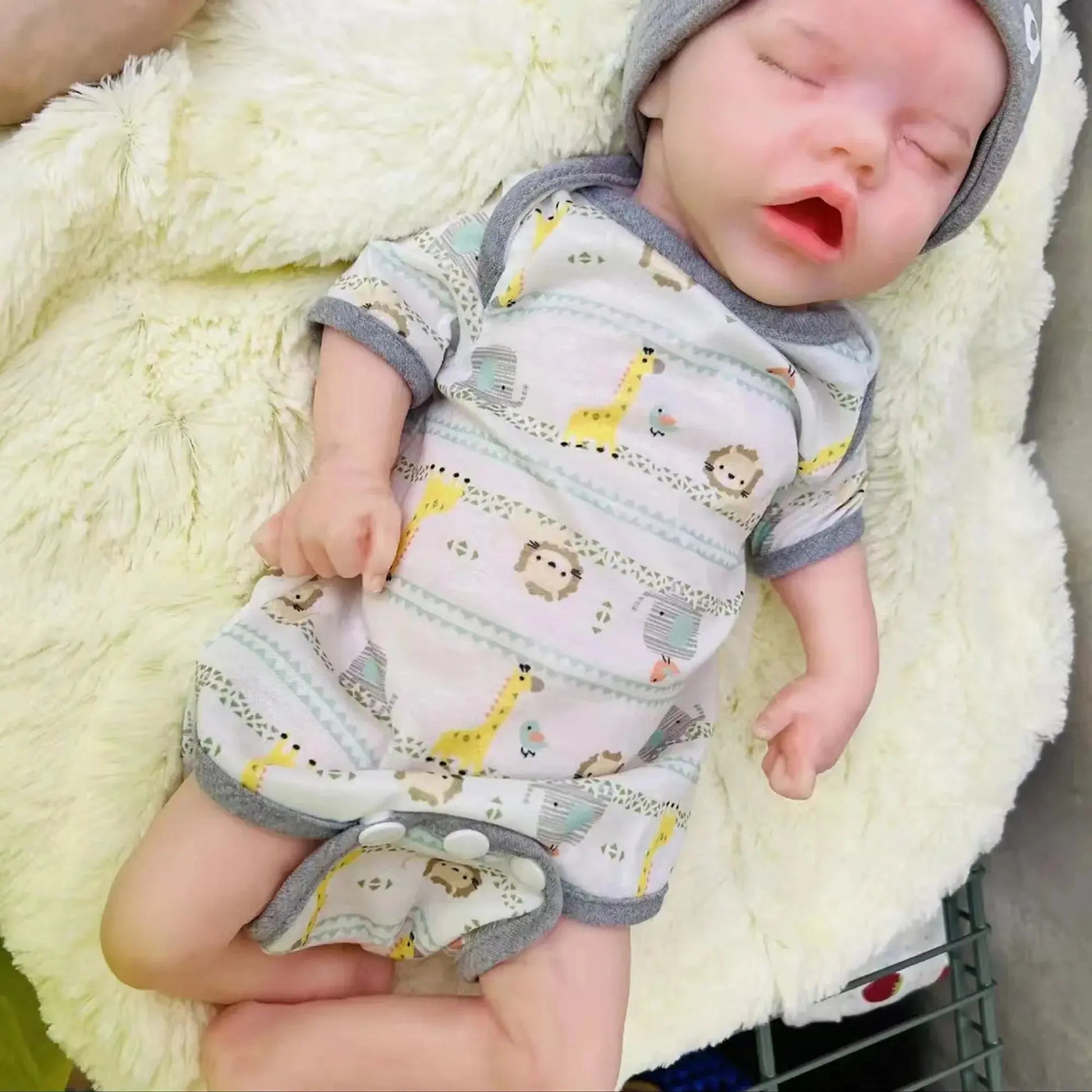 17Inch Twins A Full Solid Silicone Bebe Reborn 3D Painted and Unpainted Lifelike Real Dolls Boneca Reborn Corpo De Silicone Doll lifelikesiliconereborns.com