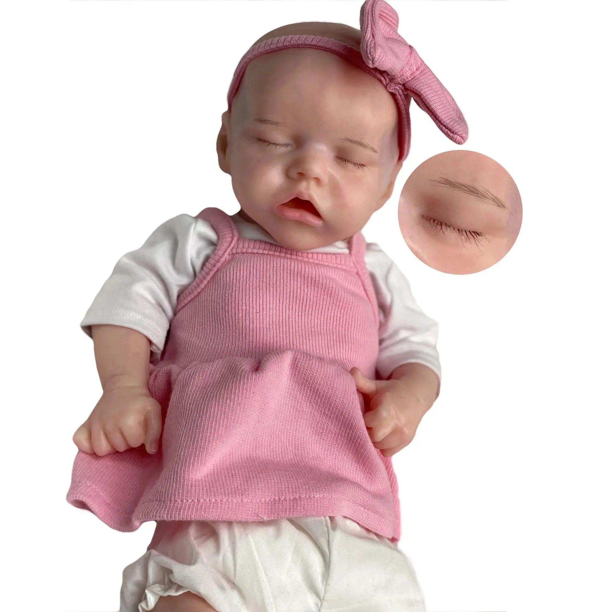 17Inch Twins A Full Solid Silicone Bebe Reborn 3D Painted and Unpainted Lifelike Real Dolls Boneca Reborn Corpo De Silicone Doll lifelikesiliconereborns.com