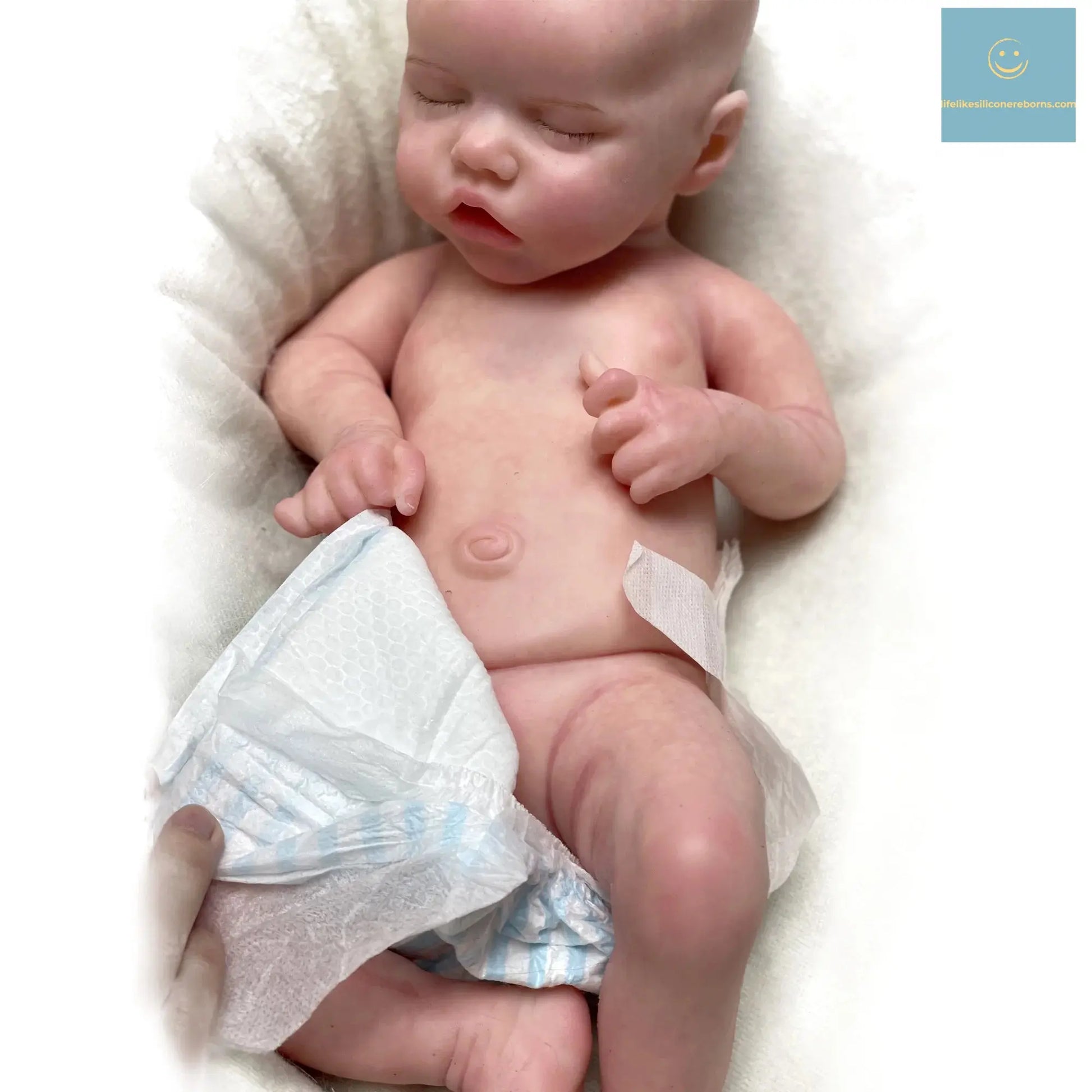 17Inch Twins A Full Solid Silicone Bebe Reborn 3D Painted and Unpainted Lifelike Real Dolls Boneca Reborn Corpo De Silicone Doll lifelikesiliconereborns.com