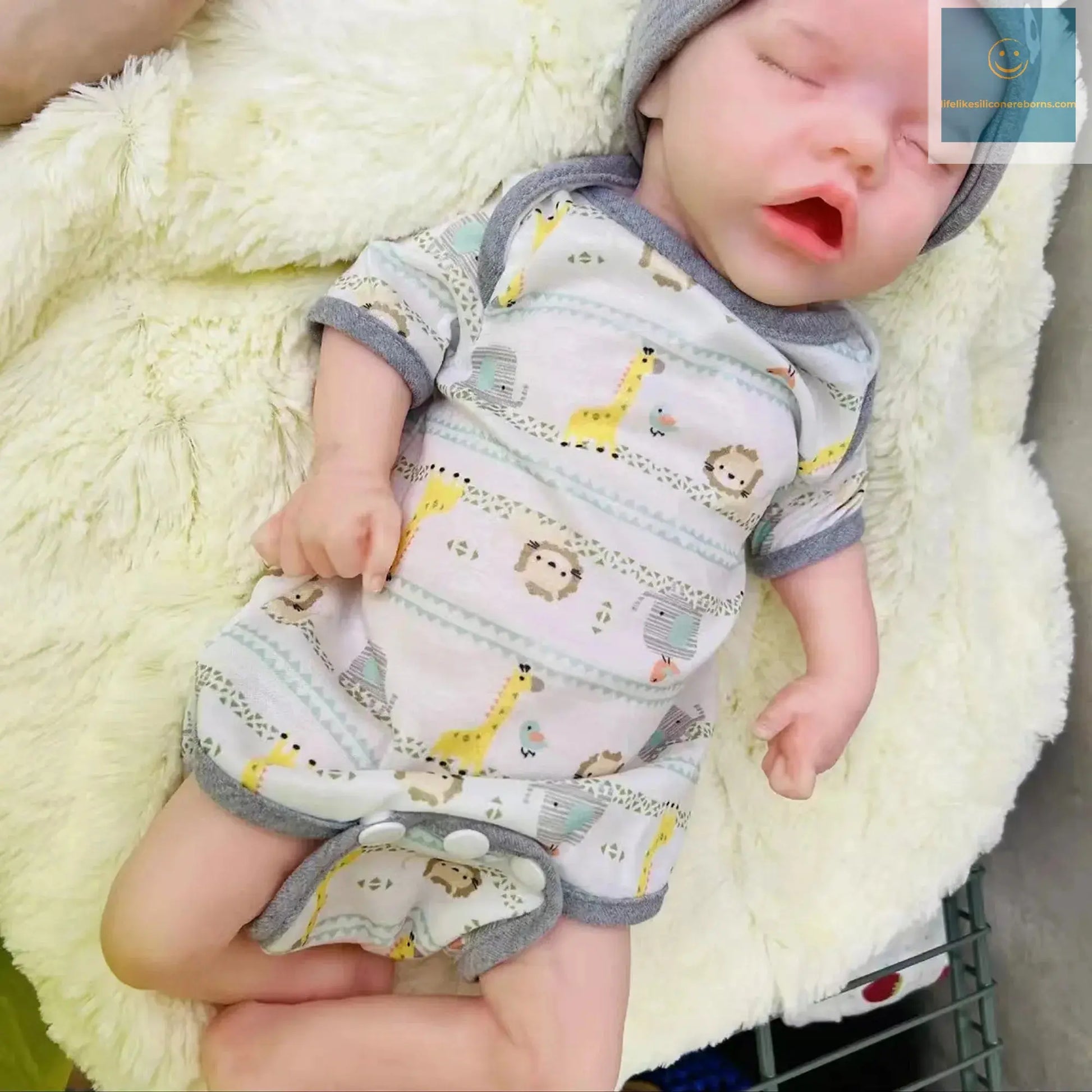 17Inch Twins A Full Solid Silicone Bebe Reborn 3D Painted and Unpainted Lifelike Real Dolls Boneca Reborn Corpo De Silicone Doll lifelikesiliconereborns.com