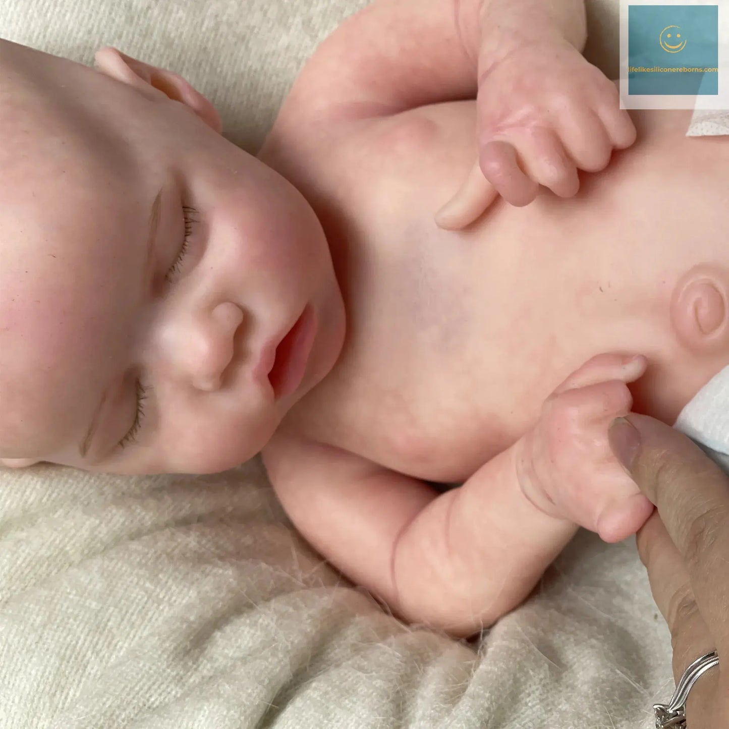 17Inch Twins A Full Solid Silicone Bebe Reborn 3D Painted and Unpainted Lifelike Real Dolls Boneca Reborn Corpo De Silicone Doll lifelikesiliconereborns.com