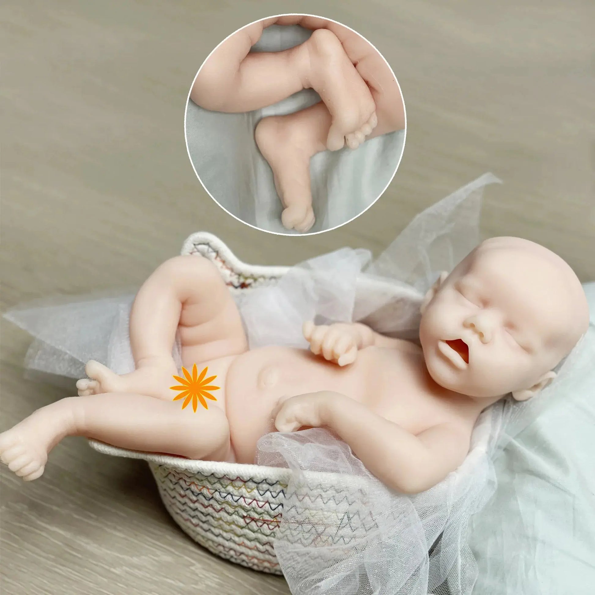 17Inch Twins A Full Solid Silicone Bebe Reborn 3D Painted and Unpainted Lifelike Real Dolls Boneca Reborn Corpo De Silicone Doll lifelikesiliconereborns.com