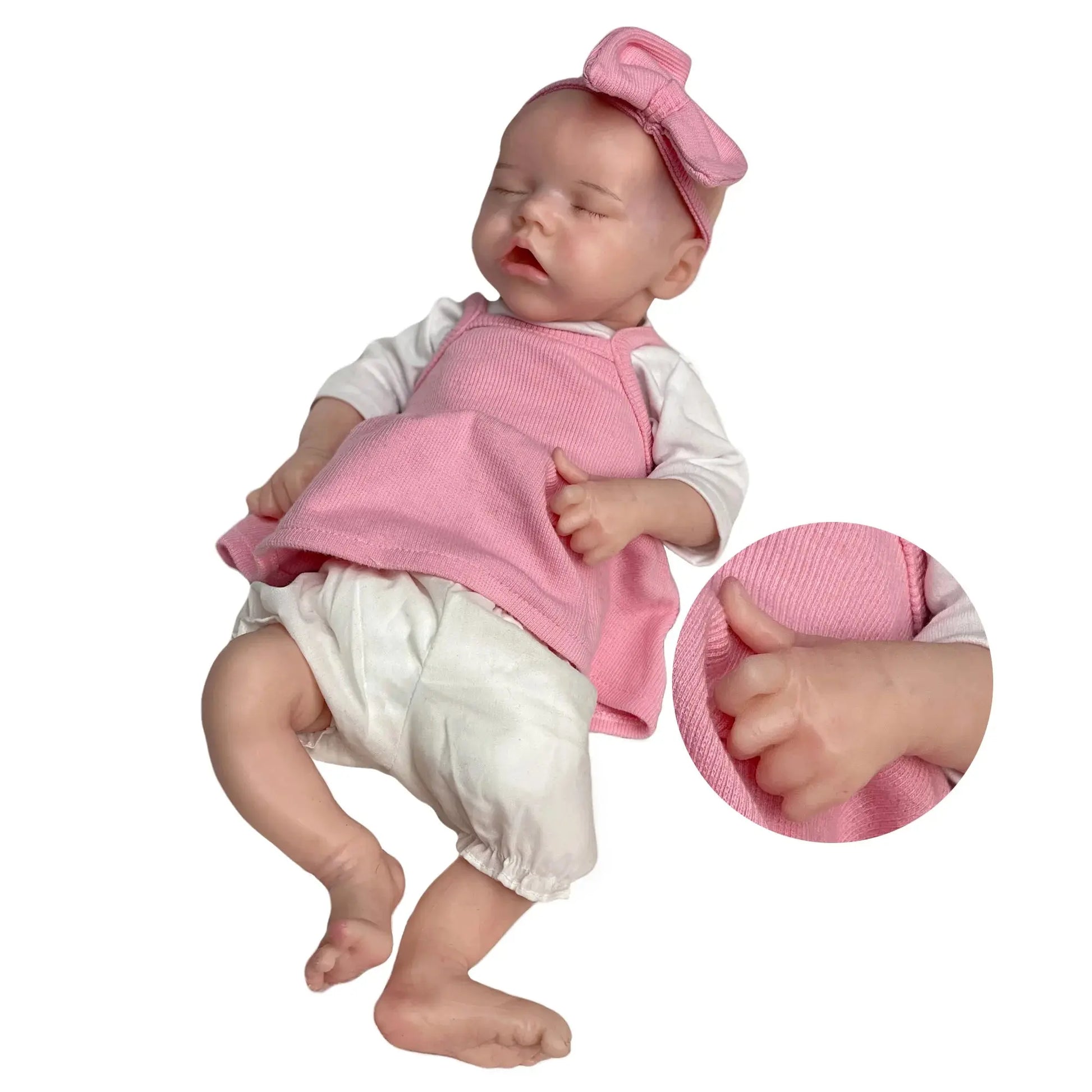 17Inch Twins A Full Solid Silicone Bebe Reborn 3D Painted and Unpainted Lifelike Real Dolls Boneca Reborn Corpo De Silicone Doll lifelikesiliconereborns.com
