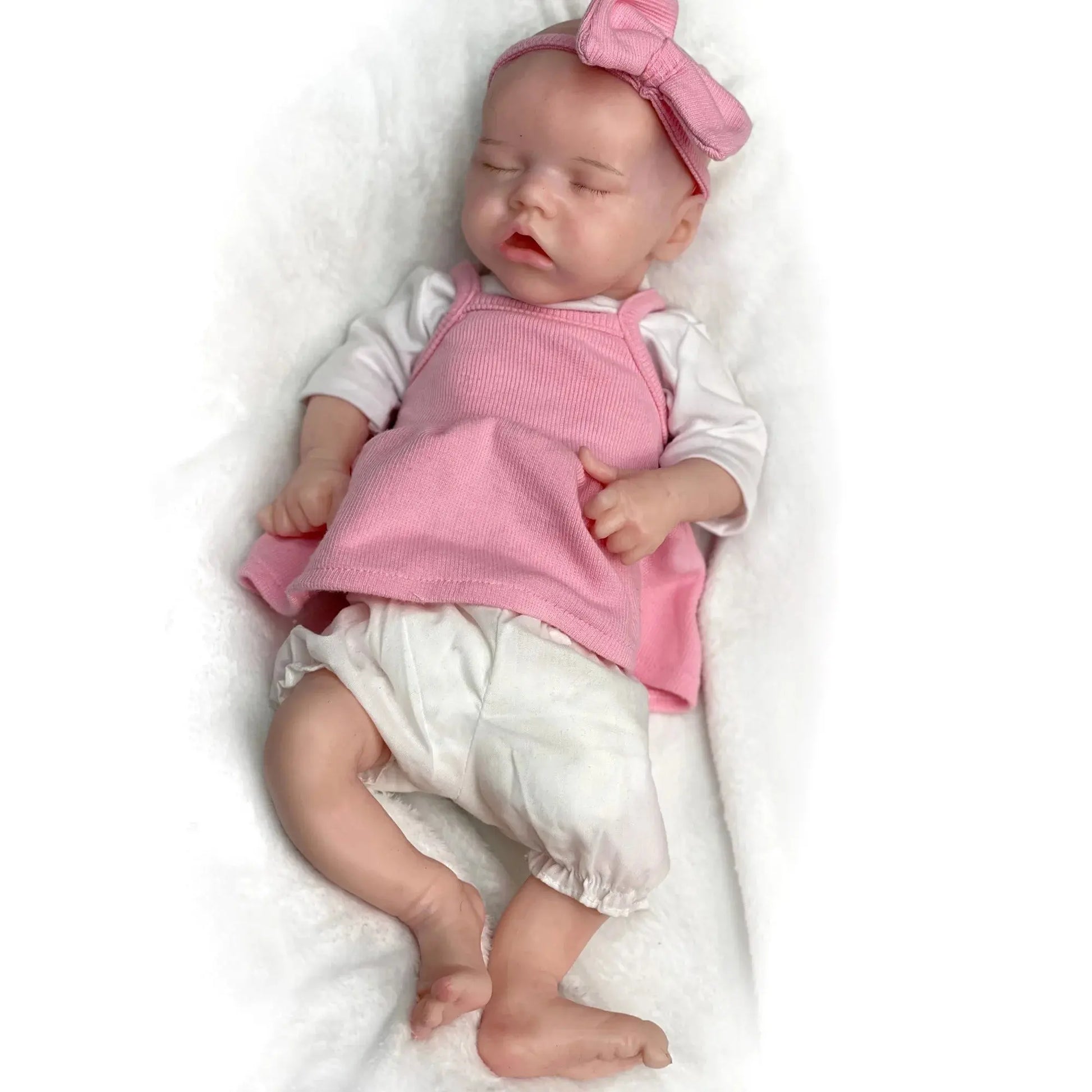 17Inch Twins A Full Solid Silicone Bebe Reborn 3D Painted and Unpainted Lifelike Real Dolls Boneca Reborn Corpo De Silicone Doll lifelikesiliconereborns.com