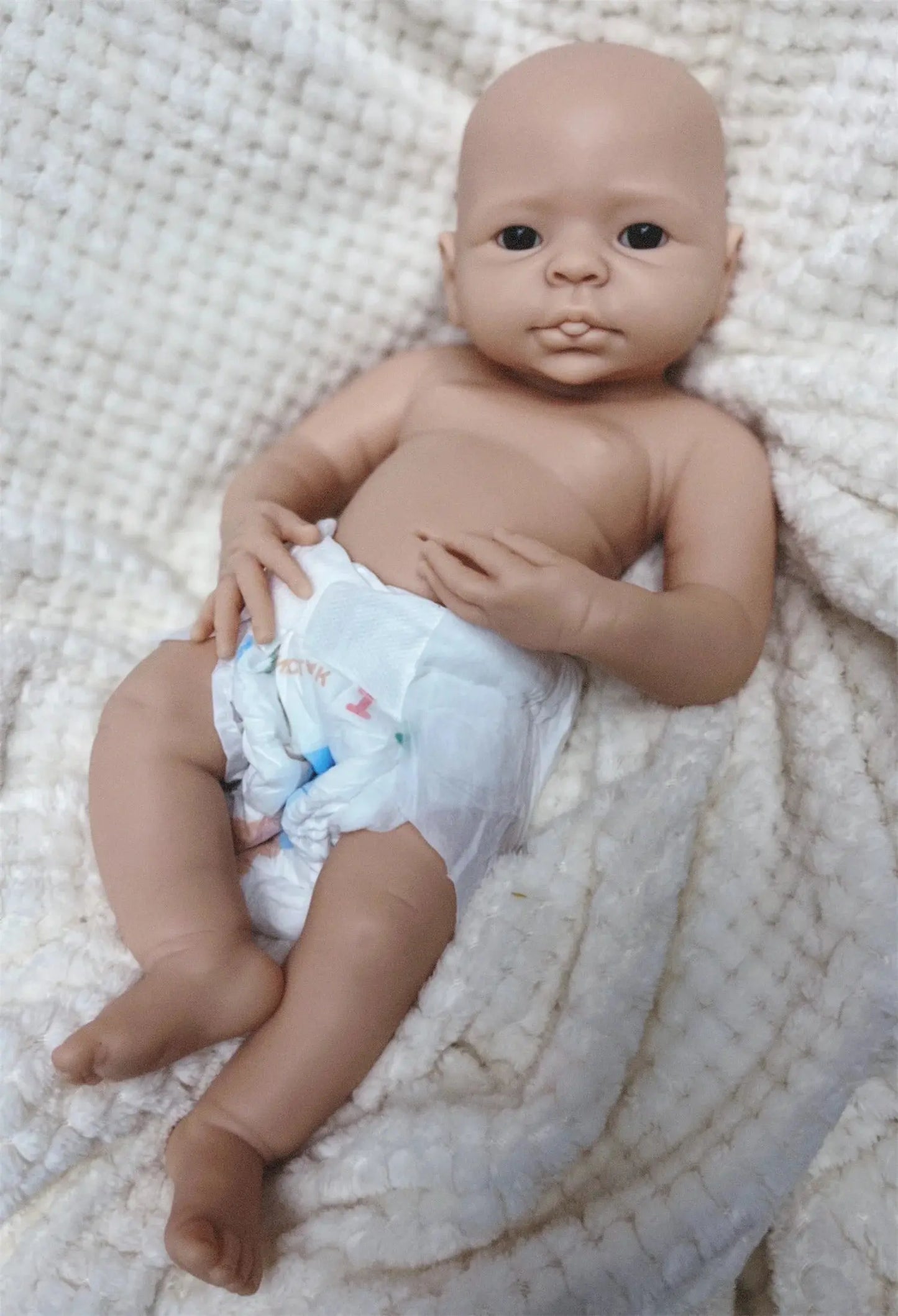17Inch Washable Full Body Solid Silicone Bebe Reborn Girl With 3D Painted Skin Lifelike Real Corpo De Silicone Doll lifelikesiliconereborns.com