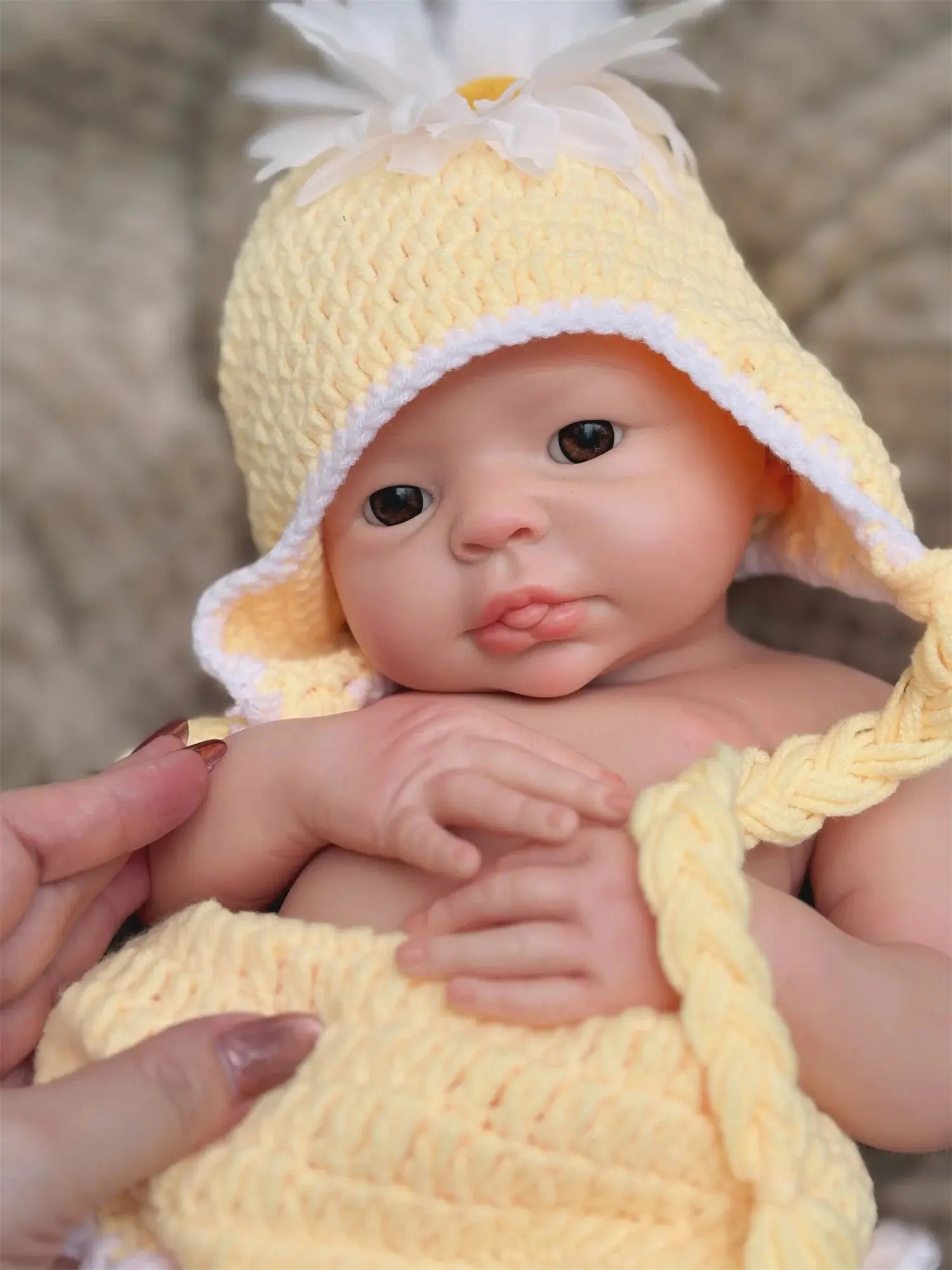 17Inch Washable Full Body Solid Silicone Bebe Reborn Girl With 3D Painted Skin Lifelike Real Corpo De Silicone Doll lifelikesiliconereborns.com