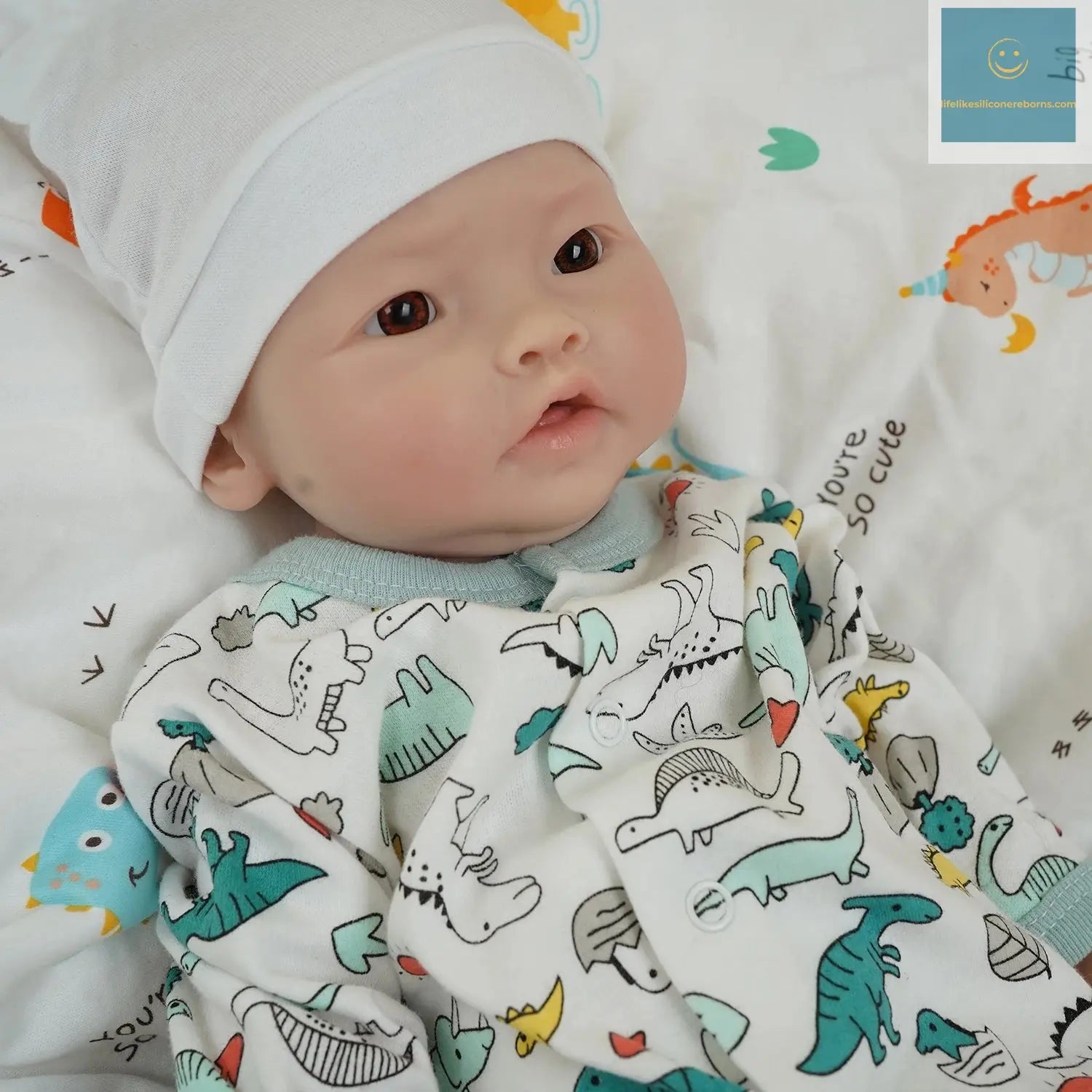 17" Full Silicone Reborn Baby Doll-Soft,Realistic Newborn, Full Body Silicone Not Vinyl Perfect Gift for Collectors Parents lifelikesiliconereborns.com