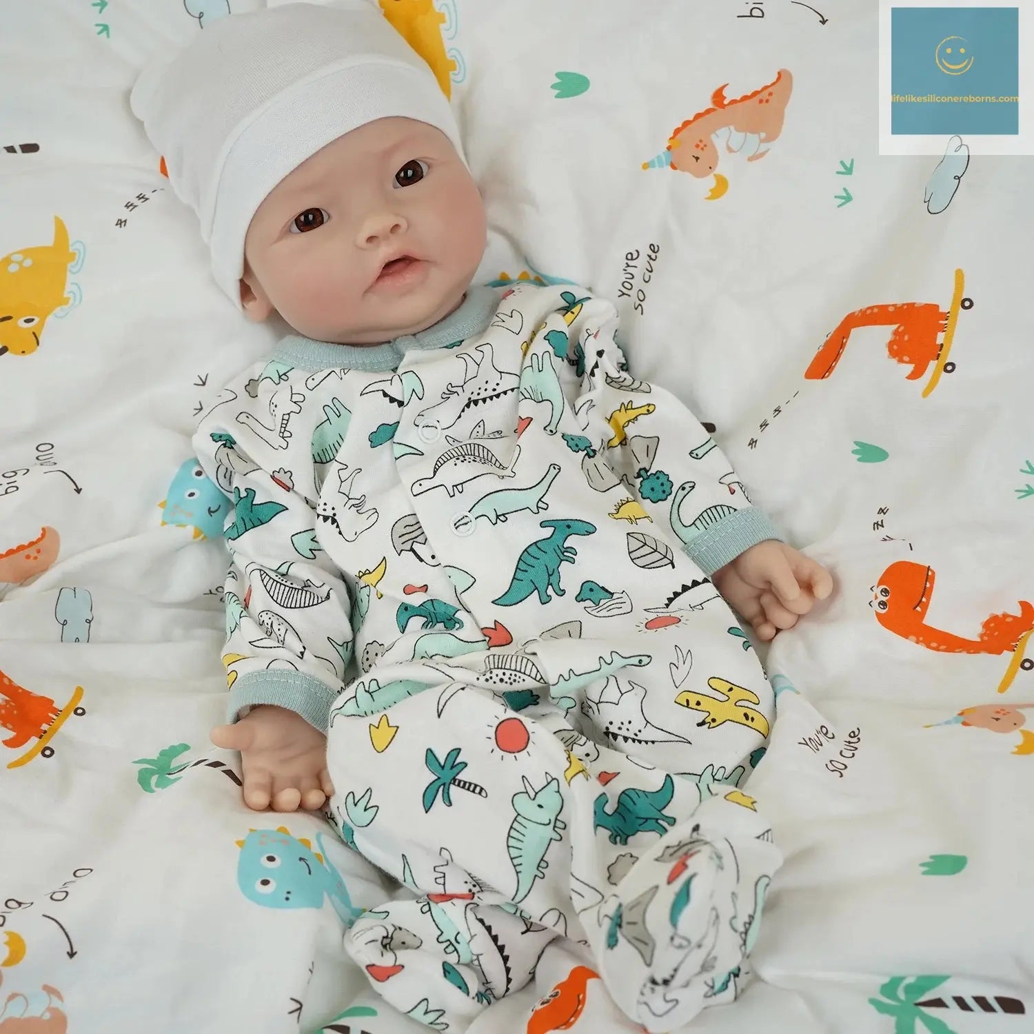 17" Full Silicone Reborn Baby Doll-Soft,Realistic Newborn, Full Body Silicone Not Vinyl Perfect Gift for Collectors Parents lifelikesiliconereborns.com