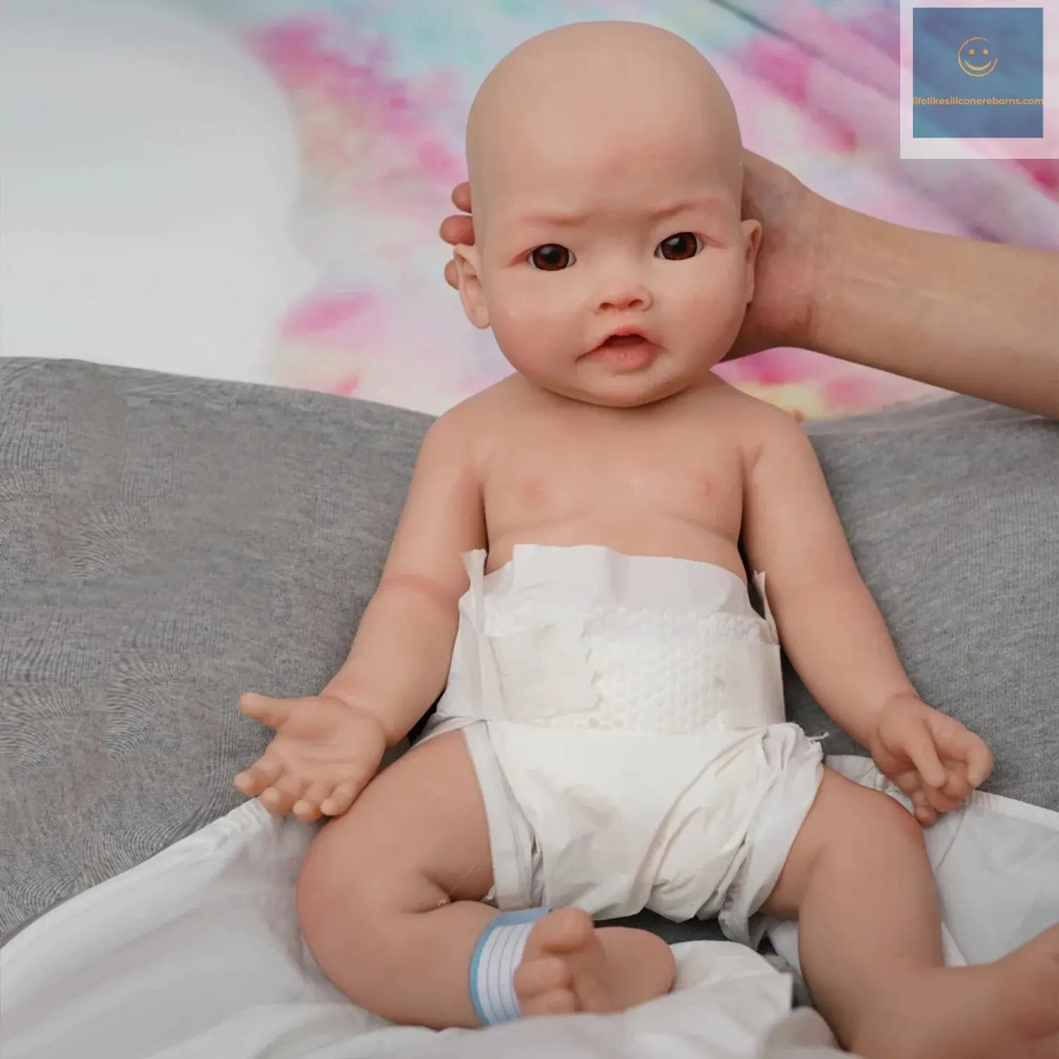 17"  Full Soft Silicone Reborn Baby Dolls, Realistic Newborn Baby Doll, Not Vinyl Dolls lifelikesiliconereborns.com
