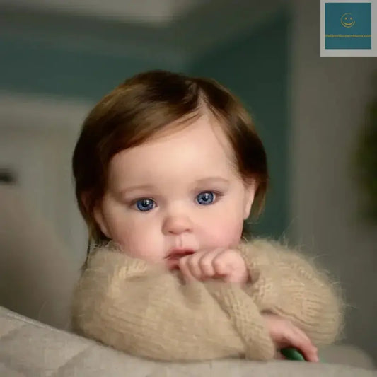 18-20 Inch Ward Full Body Vinyl Painted Skin Girl Doll With Rooted Hair Handmade Lifelike Realistic Reborn Girl Doll lifelikesiliconereborns.com