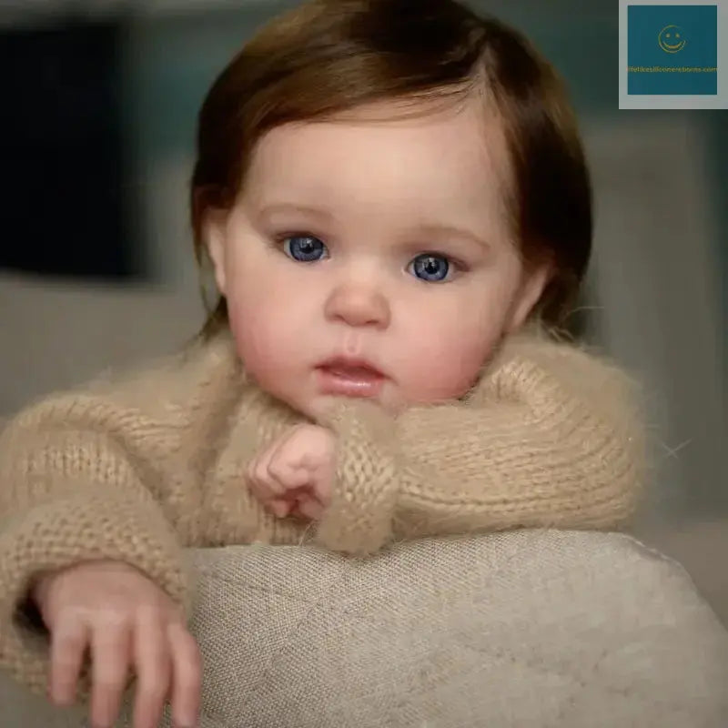 18-20 Inch Ward Full Body Vinyl Painted Skin Girl Doll With Rooted Hair Handmade Lifelike Realistic Reborn Girl Doll lifelikesiliconereborns.com