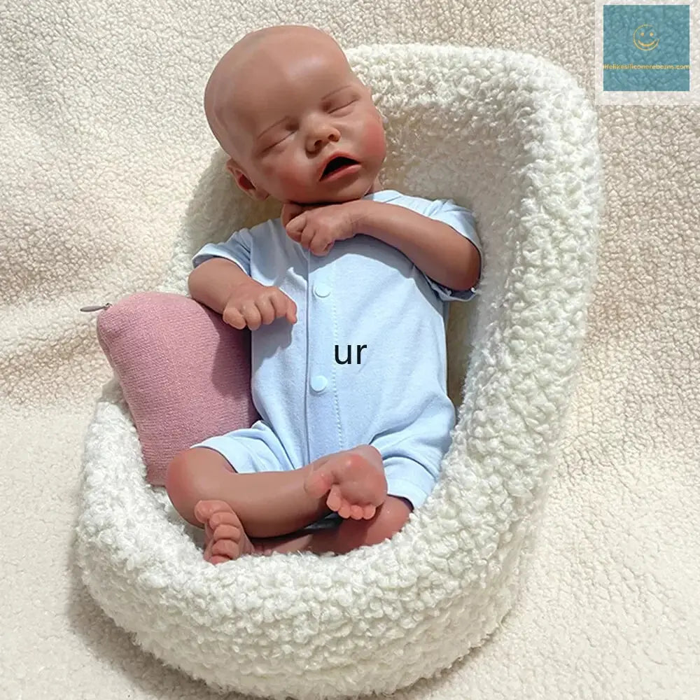 18 Inch 100% Full Soft Silicone Reborn Baby Lifelike Real Baby Size And Weight Newborn Girl Doll Twin B For Kids Xmas Gift lifelikesiliconereborns.com