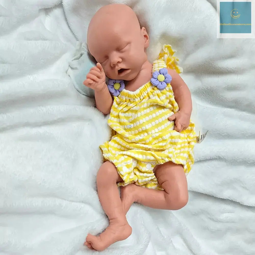 18 Inch 100% Full Soft Silicone Reborn Baby Lifelike Real Baby Size And Weight Newborn Girl Doll Twin B For Kids Xmas Gift lifelikesiliconereborns.com