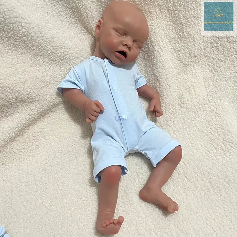 18 Inch 100% Full Soft Silicone Reborn Baby Lifelike Real Baby Size And Weight Newborn Girl Doll Twin B For Kids Xmas Gift lifelikesiliconereborns.com