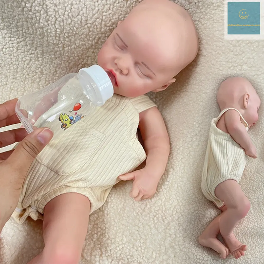 18-Inch Artificial Silicone Reborn Baby Doll – Newborn Girl with Pacifier, Perfect Birthday or Christmas Gift for Kids lifelikesiliconereborns.com