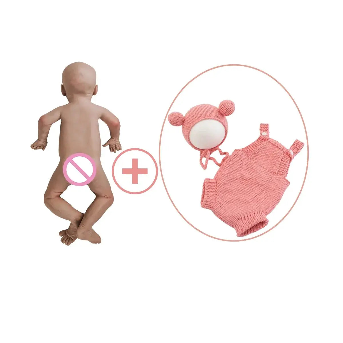 18-Inch Artificial Silicone Reborn Baby Doll – Newborn Girl with Pacifier, Perfect Birthday or Christmas Gift for Kids lifelikesiliconereborns.com
