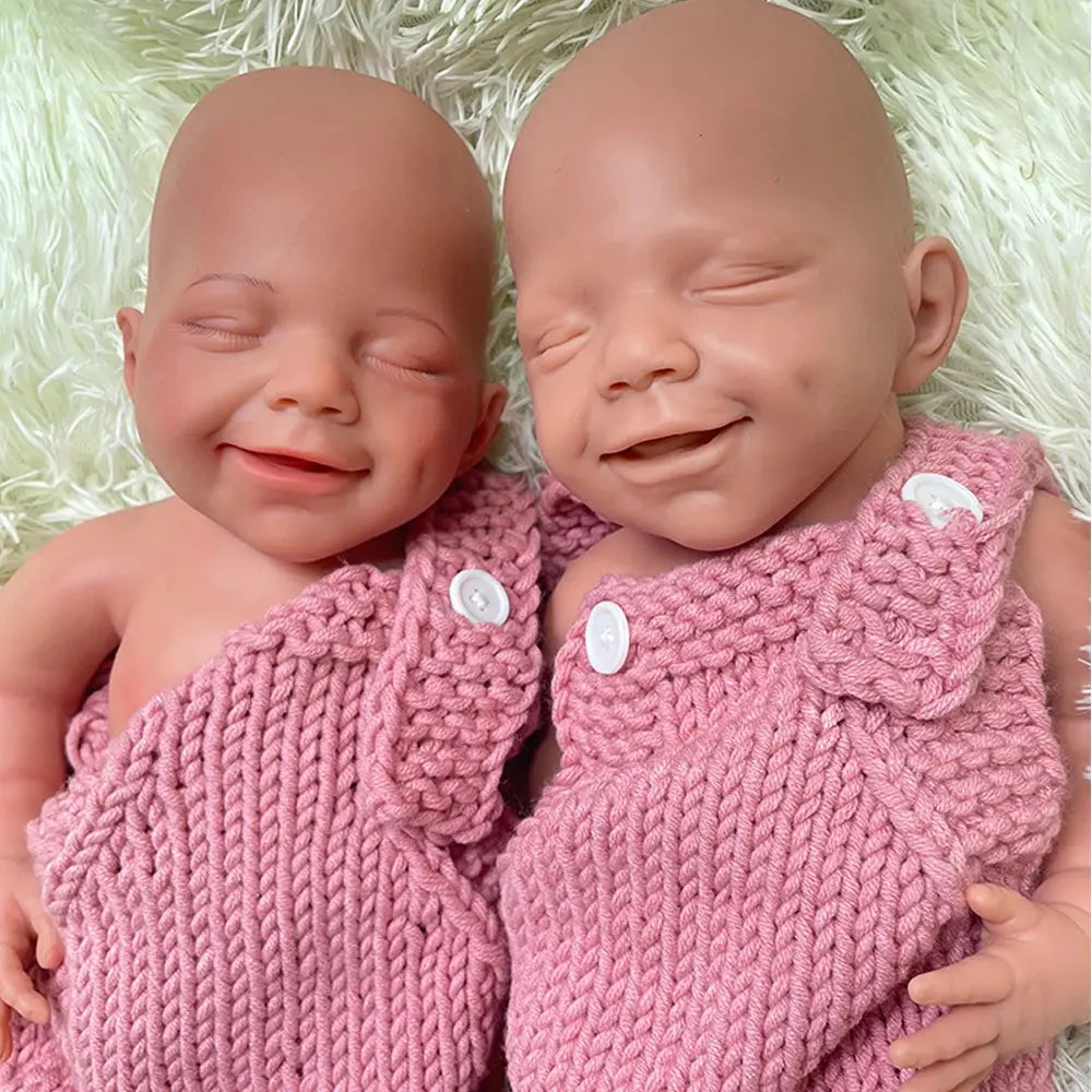 18 Inch Full Platinum Silicone Reborn Baby Girl Realistic Flexible Washable Newborn Dolls For Children Halloween Gifts lifelikesiliconereborns.com