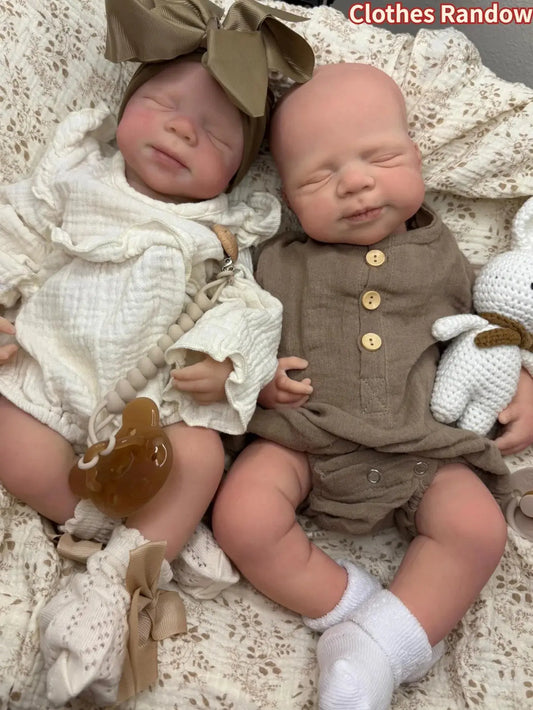 18 Inch Pascale Silicone Bebe Reborn Doll Girl Handmade Soft Touch Newborn Baby For Children Birthday Gifts(Clothes Randow） lifelikesiliconereborns.com