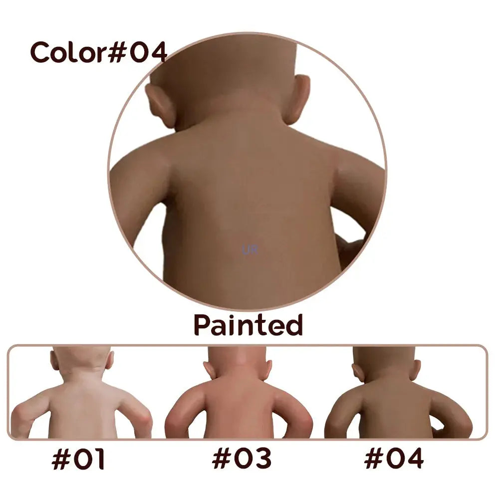 18.5" 100% Full Body Silicone Reborn Baby Pascale Unpainted Fake Lifelike Boy /Girl Doll Collectibles For Reborn Artist Diy Kit lifelikesiliconereborns.com