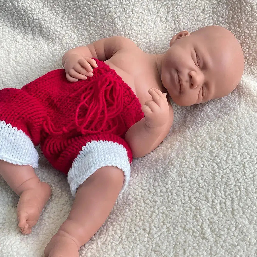 18.5" Painted Visible Veins Whole Body Silicone Reborn Baby Boy 7.3lb Lifelike Newborn Doll Anti-Stress Collection lifelikesiliconereborns.com