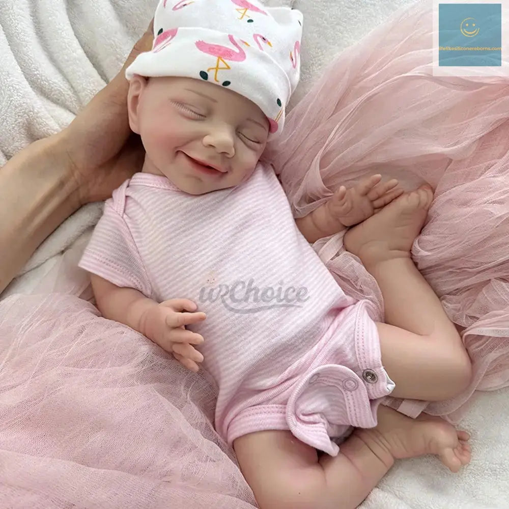 18Inch Baby Girl Full Body Soft Silicone Reborn Doll Lifelike Skin Waterproof Newborn Doll for Emotional Healing Kids Toy lifelikesiliconereborns.com