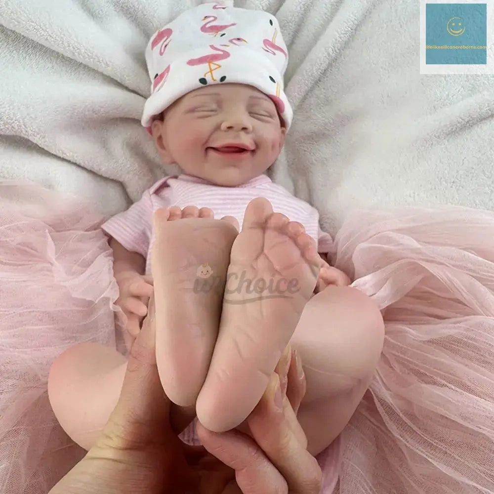 18Inch Baby Girl Full Body Soft Silicone Reborn Doll Lifelike Skin Waterproof Newborn Doll for Emotional Healing Kids Toy lifelikesiliconereborns.com