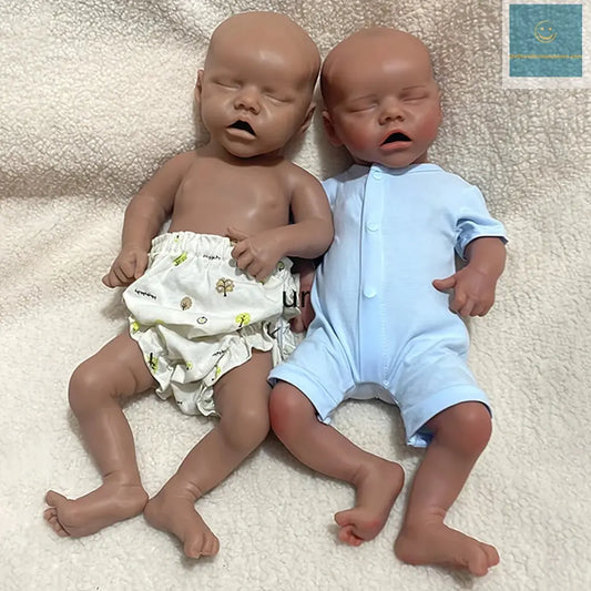 18Inch Dark Skin Realistic Features & Soft Material Doll Lifelike Silicone Reborn Baby Girl for Doll Enthusiasts Collection Toy lifelikesiliconereborns.com