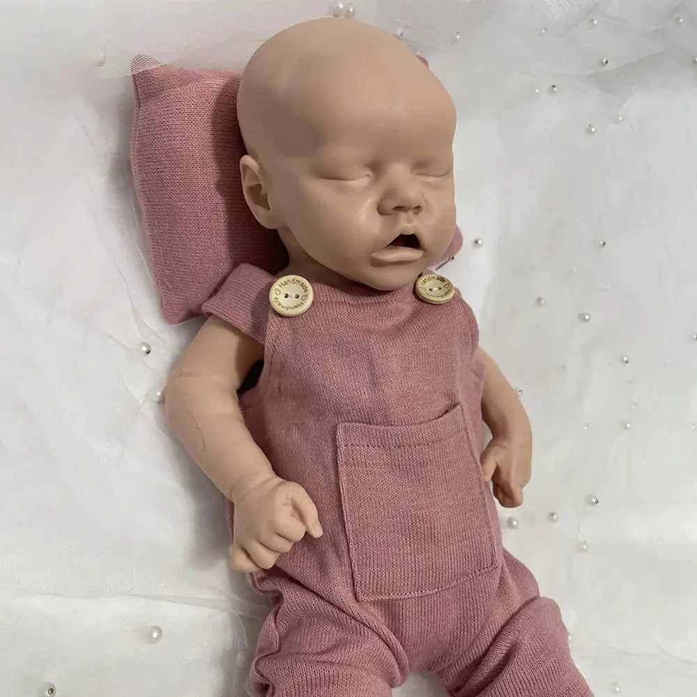 18Inch Lifelike Skin Detail Features Floppy Silicone Reborn Doll Weighted Washable Newborn Baby Girl for Education Collection lifelikesiliconereborns.com