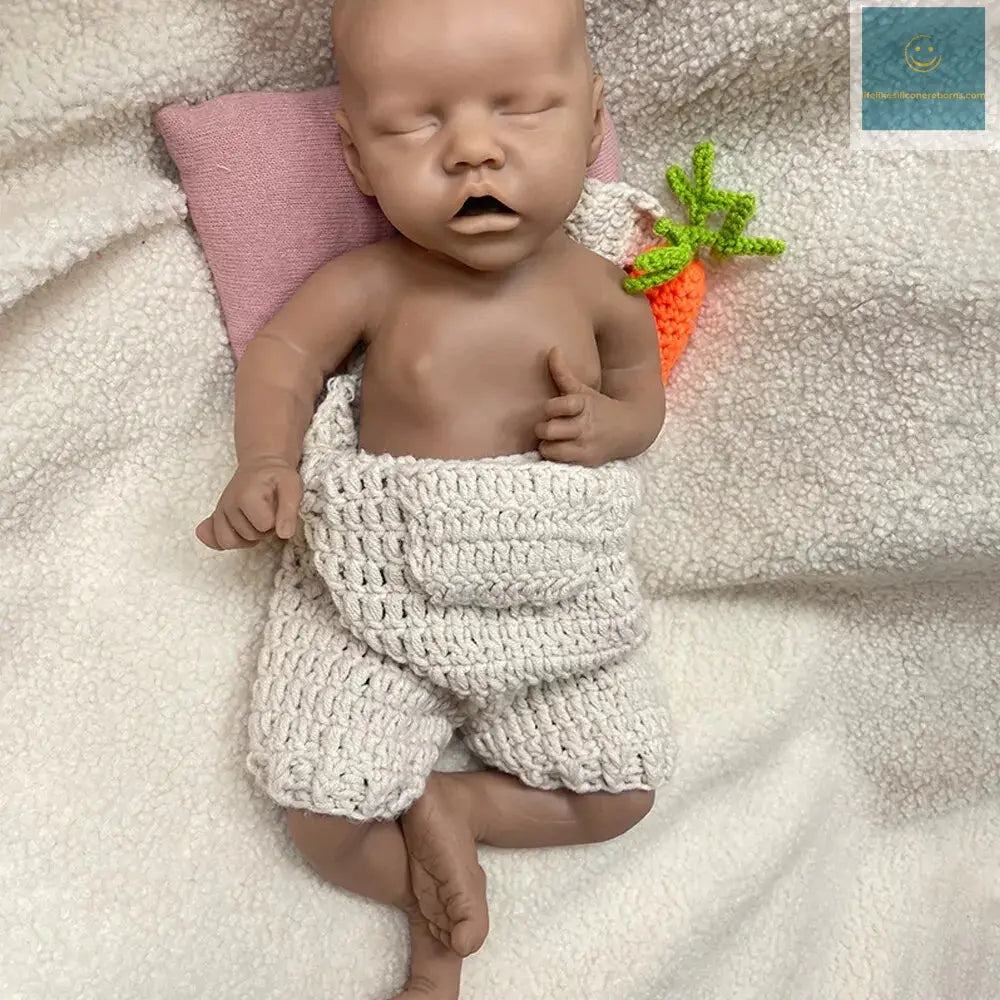 18Inch Lifelike Skin Detail Features Floppy Silicone Reborn Doll Weighted Washable Newborn Baby Girl for Education Collection lifelikesiliconereborns.com