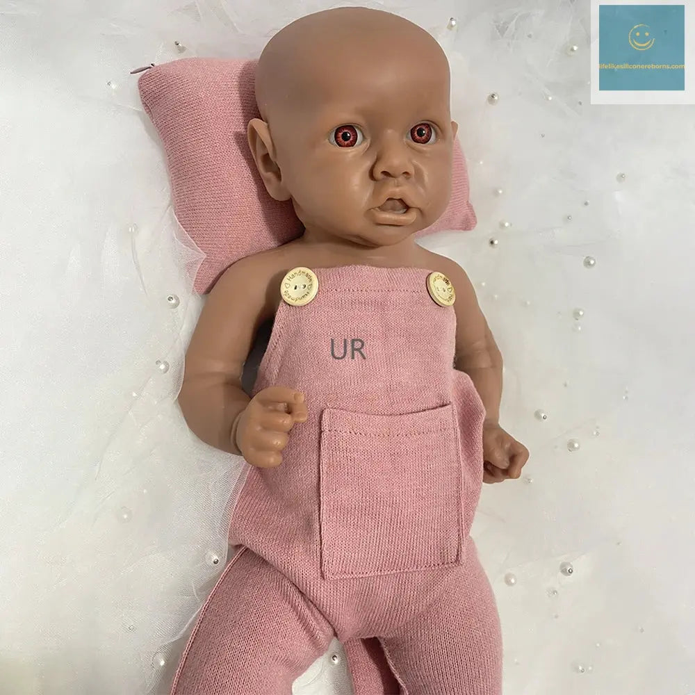 18Inch Open Eyes Handmade Realistic Silicone Reborn Baby Girl Doll With 3D Painted Skin for Emotional Support Kids Toy lifelikesiliconereborns.com