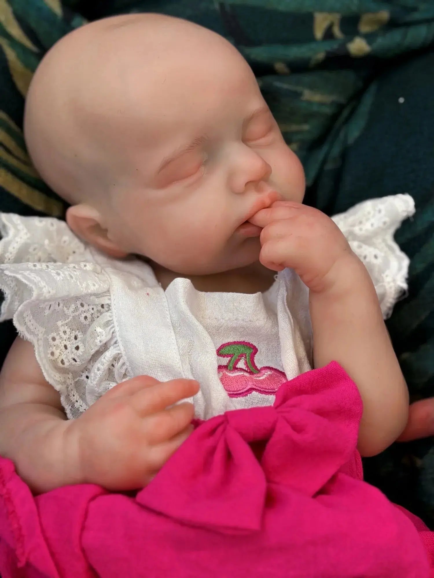 18Inch Open Mouth Silicone Girl Loulou Bebe Reborn Full Solid Silicone Reborn Dolls Painted Baby Doll Toy Corpo De Silicone lifelikesiliconereborns.com