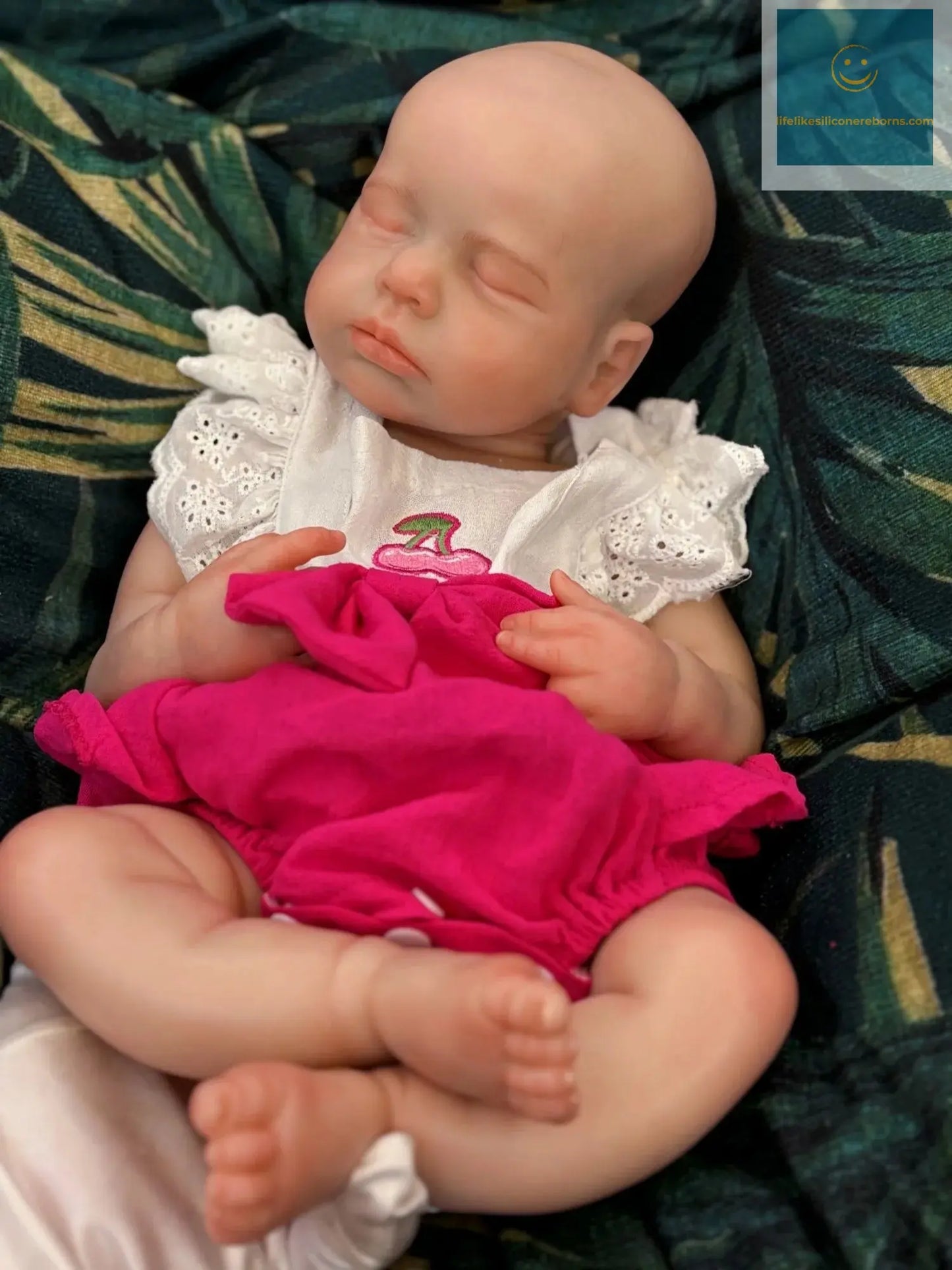18Inch Open Mouth Silicone Girl Loulou Bebe Reborn Full Solid Silicone Reborn Dolls Painted Baby Doll Toy Corpo De Silicone lifelikesiliconereborns.com