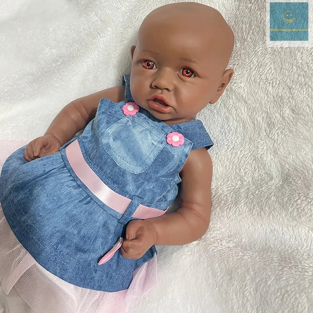 18Inch Realistic Weight Handmade Silicone Reborn Baby Girl Doll Easy to Clean Ideal for Hobbyists Collectible Kids Toy lifelikesiliconereborns.com