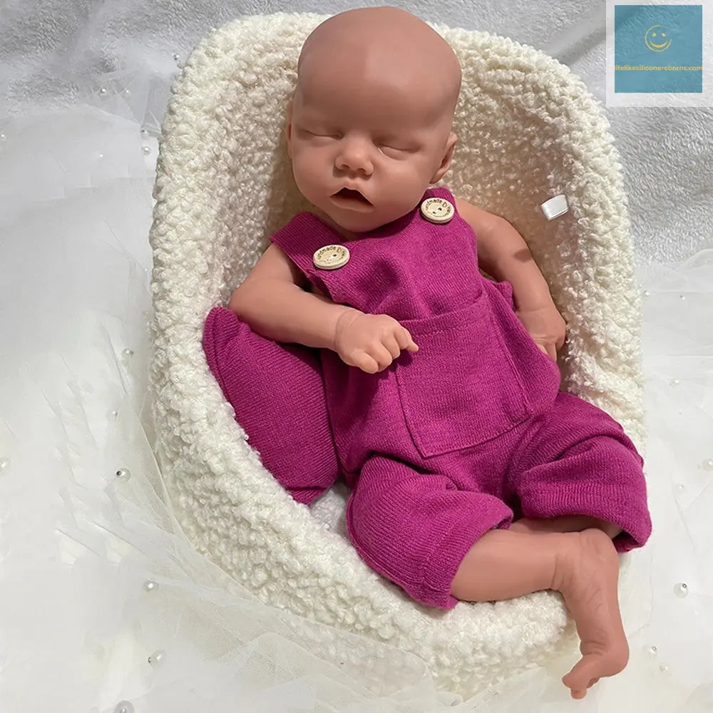 18Inch Realistic Weight Newborn Baby Girl Lifelike Detail Features Silicone Reborn Doll Easy to Clean for Companionship Toy lifelikesiliconereborns.com