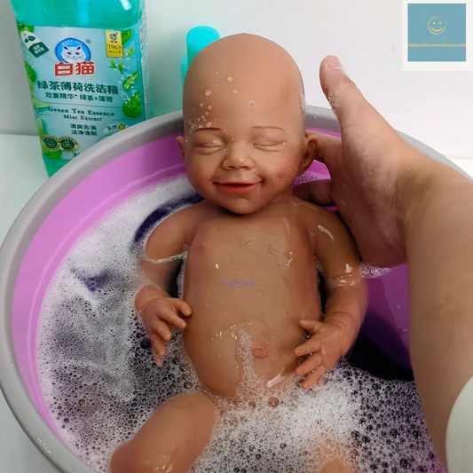 18Inch Silicone Reborn Baby Girl Realistic Full Body Soft Weighted Doll for Therapy & Emotional Comfort Christmas Gift lifelikesiliconereborns.com
