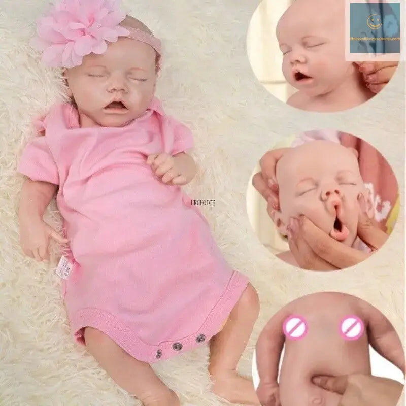 18Inch Twins Full Body Silicone Reborn Baby Doll Waterproof Lifelike Soft Bebe Girl Boy Visible Veins Bebe Doll Newborn Gift lifelikesiliconereborns.com