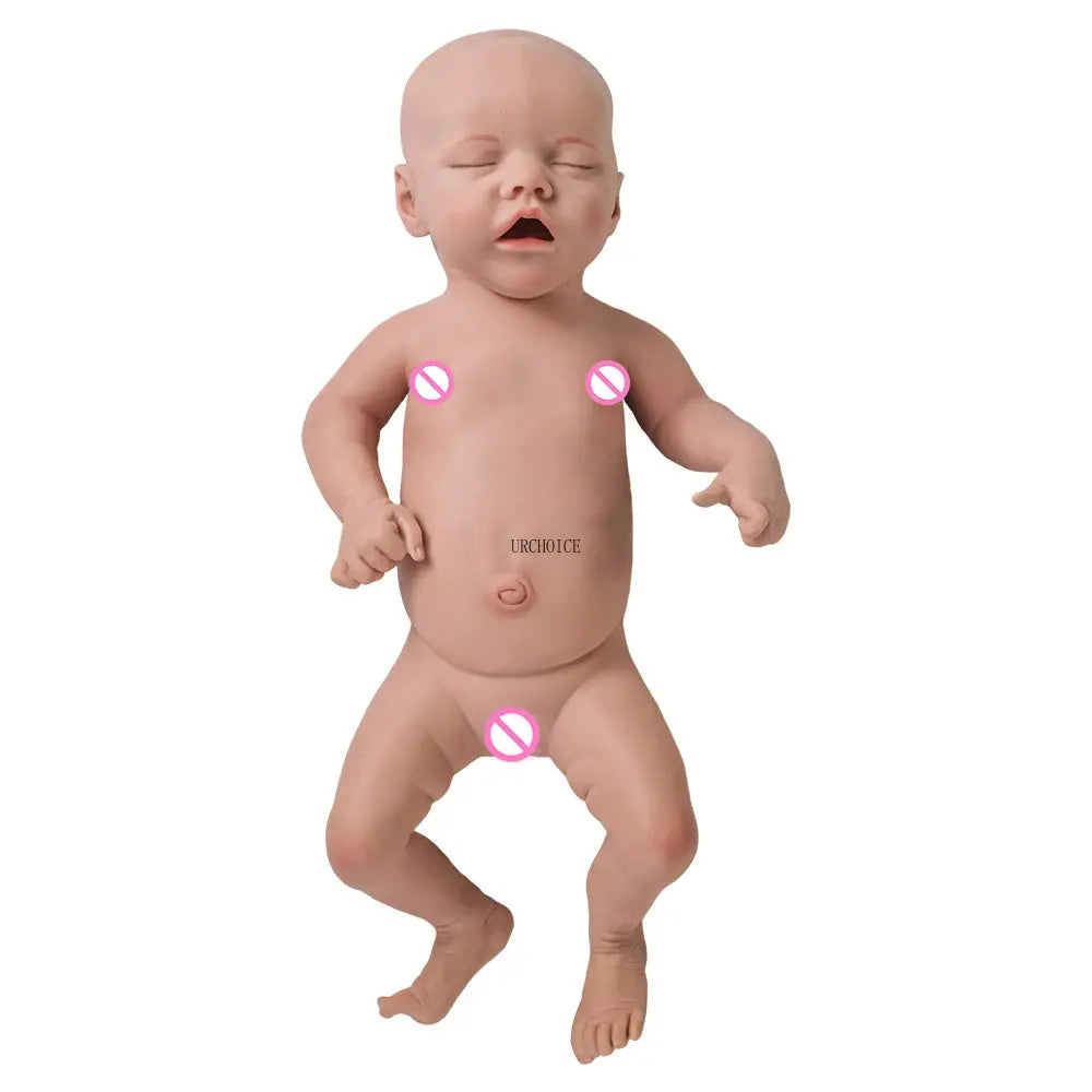 18Inch Twins Full Body Silicone Reborn Baby Doll Waterproof Lifelike Soft Bebe Girl Boy Visible Veins Bebe Doll Newborn Gift lifelikesiliconereborns.com