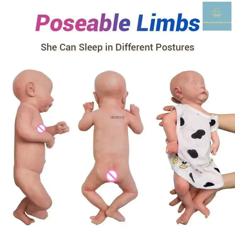 18Inch Twins Full Body Silicone Reborn Baby Doll Waterproof Lifelike Soft Bebe Girl Boy Visible Veins Bebe Doll Newborn Gift lifelikesiliconereborns.com