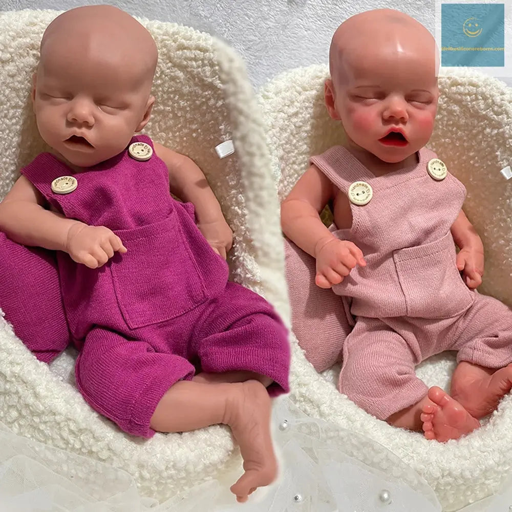 18" 100% Realistic Silicone Reborn Baby Girl Handmade Painted 5.6lb Newborn Doll Lifelike Feel Bebe Christmas Gift Collector lifelikesiliconereborns.com