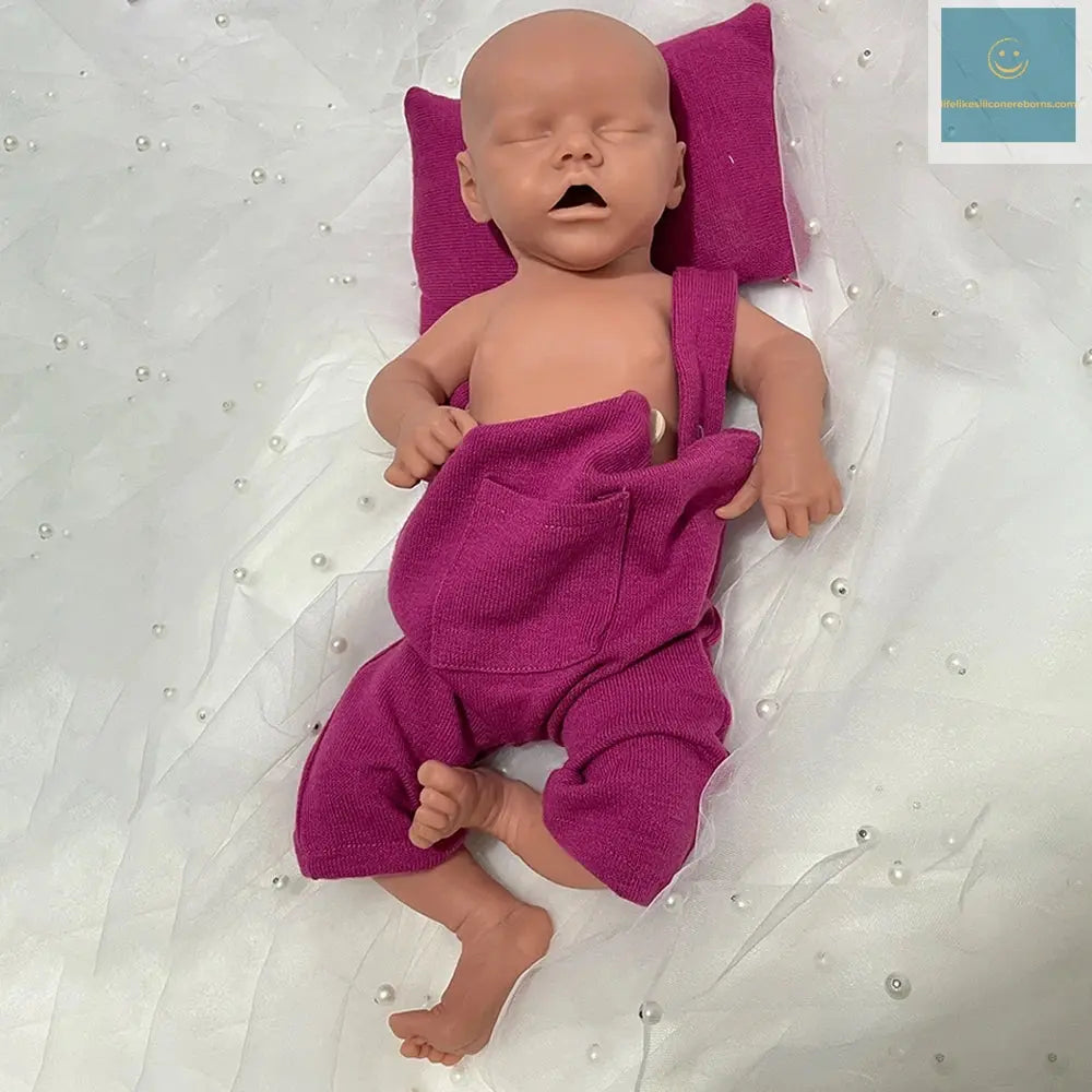 18" 100% Realistic Silicone Reborn Baby Girl Handmade Painted 5.6lb Newborn Doll Lifelike Feel Bebe Christmas Gift Collector lifelikesiliconereborns.com