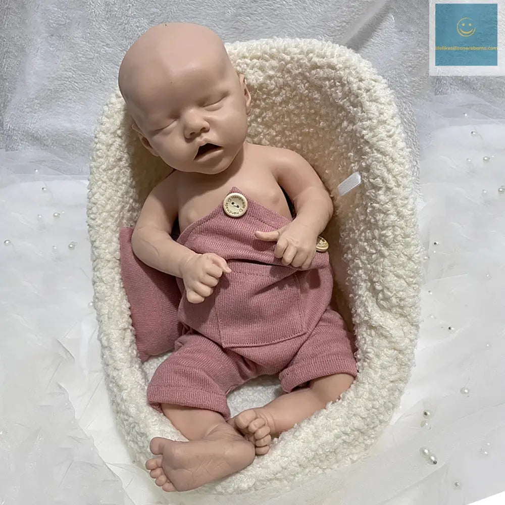 18" 100% Realistic Silicone Reborn Baby Girl Handmade Painted 5.6lb Newborn Doll Lifelike Feel Bebe Christmas Gift Collector lifelikesiliconereborns.com