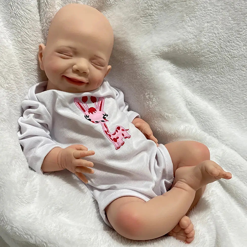 18'' 2.76kg Small Girl 100% Full Body Silicone Reborn Baby Doll Waterproof Realistic Skin Lifelike Infant DIY Toys for Children lifelikesiliconereborns.com